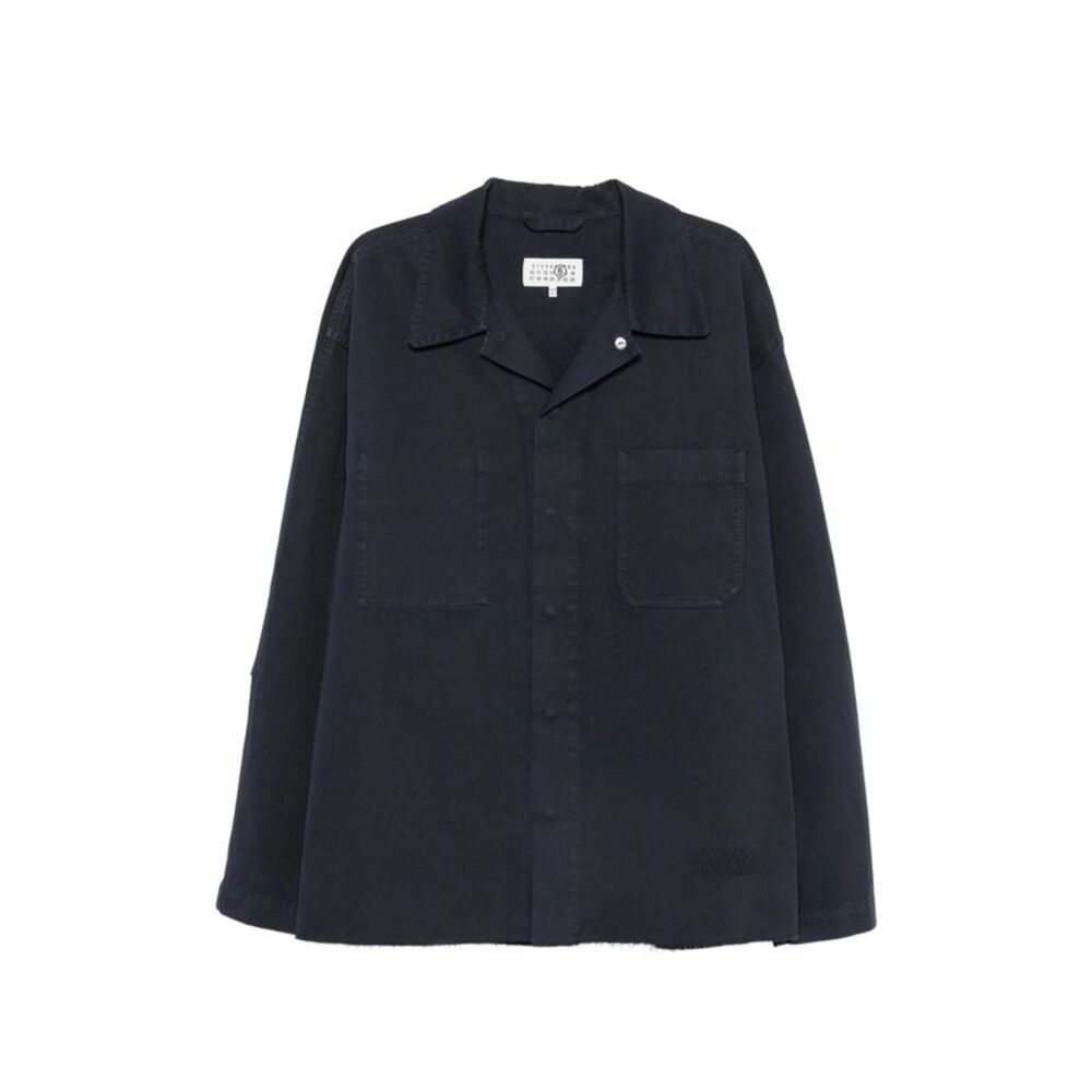 Mm6 Maison Margiela Blue Jackets - Shirt Jackets Men